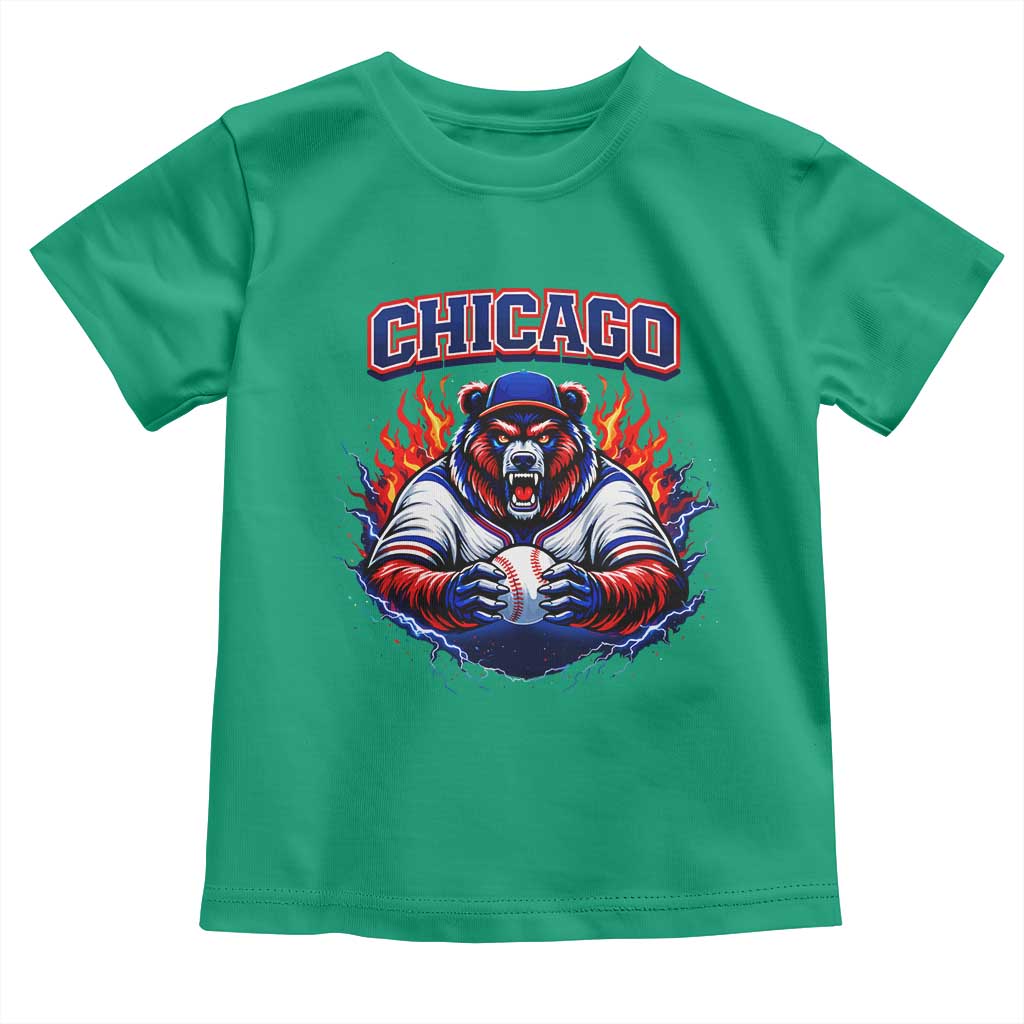 Vintage Chicago Toddler T Shirt Retro Baseball Fans TS10 Irish Green Print Your Wear