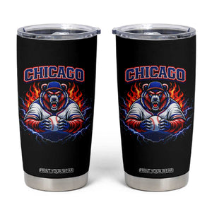 Vintage Chicago Tumbler Cup Retro Baseball Fans TS10 Black Print Your Wear