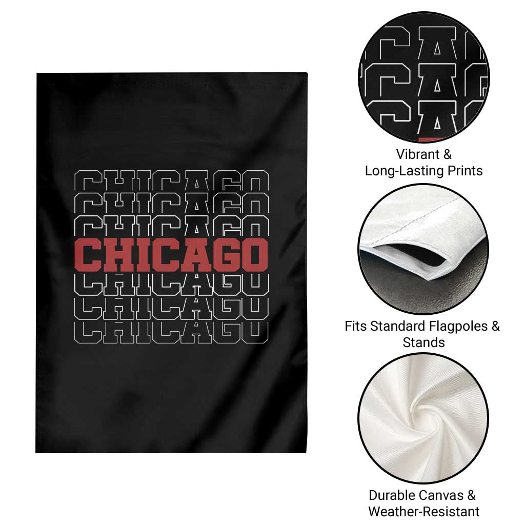 Vintage Chicago Graphic Garden Flag US State Pride Baseball Lover TS10 Print Your Wear