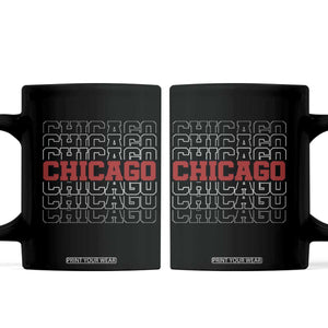 Vintage Chicago Graphic Coffee Mug US State Pride Baseball Lover TS10 Black Print Your Wear