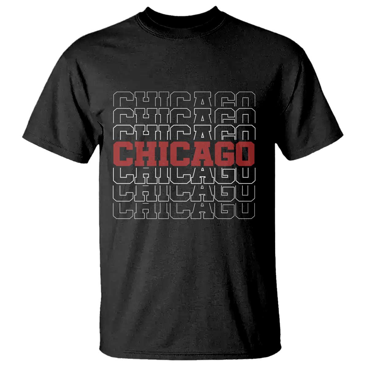 Vintage Chicago Graphic T Shirt US State Pride Baseball Lover TS10 Black Print Your Wear