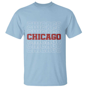 Vintage Chicago Graphic T Shirt US State Pride Baseball Lover TS10 Light Blue Print Your Wear