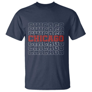 Vintage Chicago Graphic T Shirt US State Pride Baseball Lover TS10 Navy Print Your Wear
