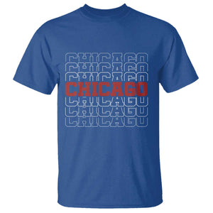 Vintage Chicago Graphic T Shirt US State Pride Baseball Lover TS10 Royal Blue Print Your Wear