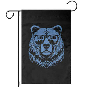 Vintage Cub Garden Flag With Sunglasses Retro Baseball Fans TS10 Black Print Your Wear