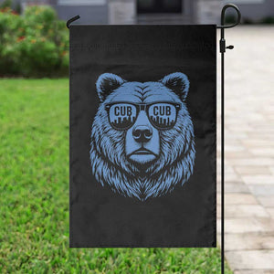 Vintage Cub Garden Flag With Sunglasses Retro Baseball Fans TS10 Print Your Wear