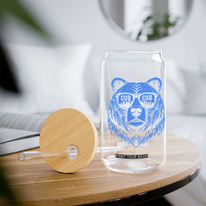 Vintage Cub Glass Can With Sunglasses Retro Baseball Fans TS10 Print Your Wear