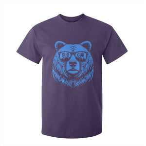 Vintage Cub T Shirt For Kid With Sunglasses Retro Baseball Fans TS10 Purple Print Your Wear