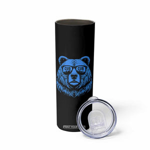 Vintage Cub Skinny Tumbler With Sunglasses Retro Baseball Fans TS10 Print Your Wear