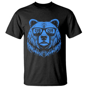 Vintage Cub T Shirt With Sunglasses Retro Baseball Fans TS10 Black Print Your Wear