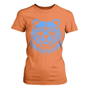 Vintage Cub T Shirt For Women With Sunglasses Retro Baseball Fans TS10 Orange Print Your Wear