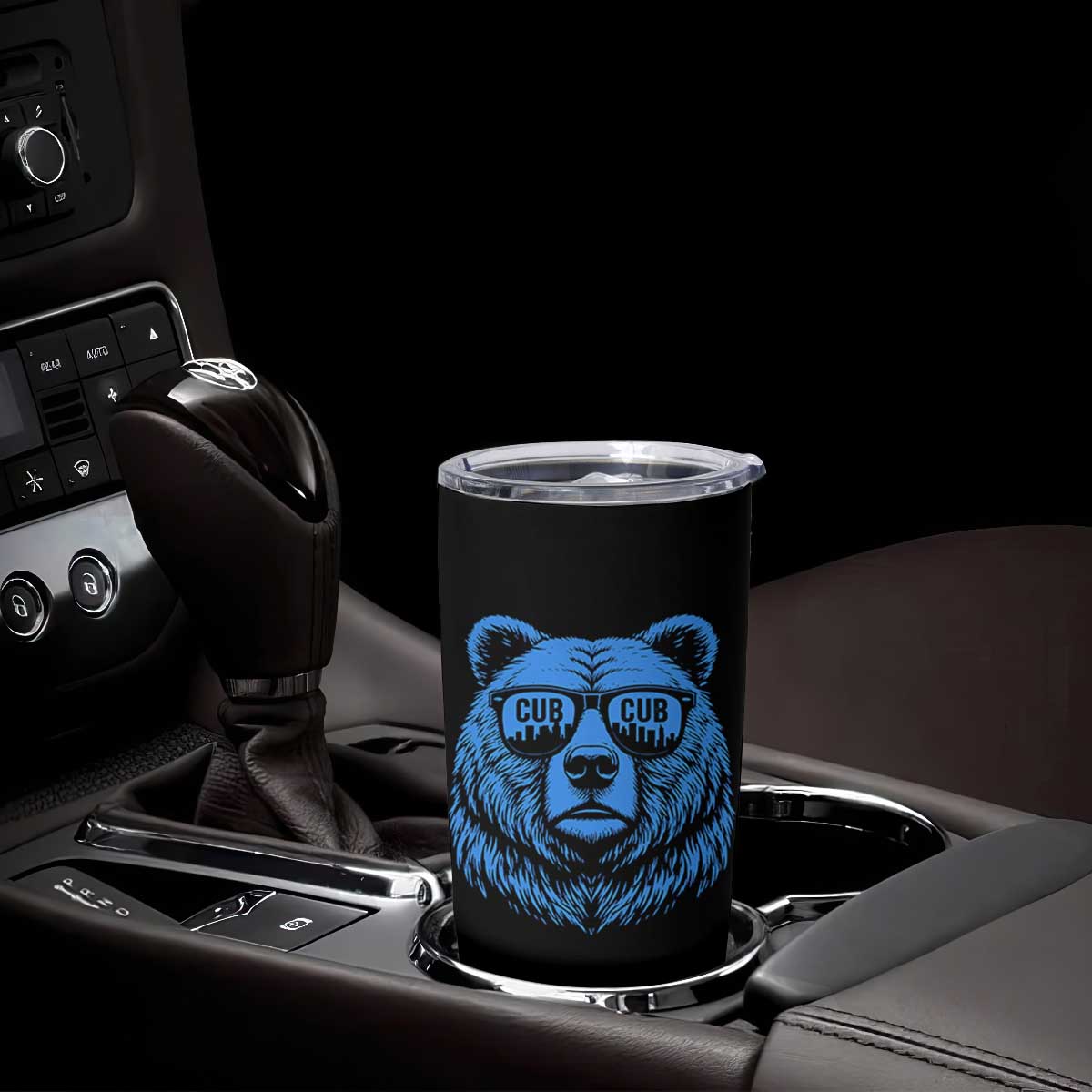 Vintage Cub Tumbler Cup With Sunglasses Retro Baseball Fans TS10 Print Your Wear
