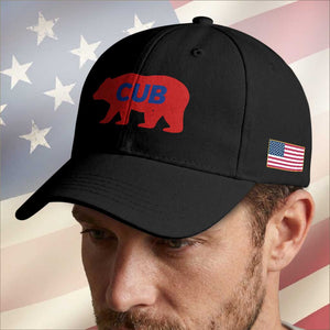 Vintage Cub Baseball Cap Retro Sports Bear Baseball Fans TS10 Print Your Wear