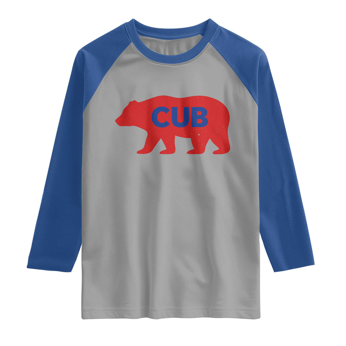 Vintage Cub Raglan Shirt Retro Sports Bear Baseball Fans TS10 Sport Gray Royal Print Your Wear