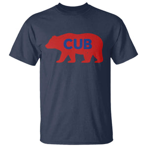 Vintage Cub T Shirt Retro Sports Bear Baseball Fans TS10 Navy Print Your Wear