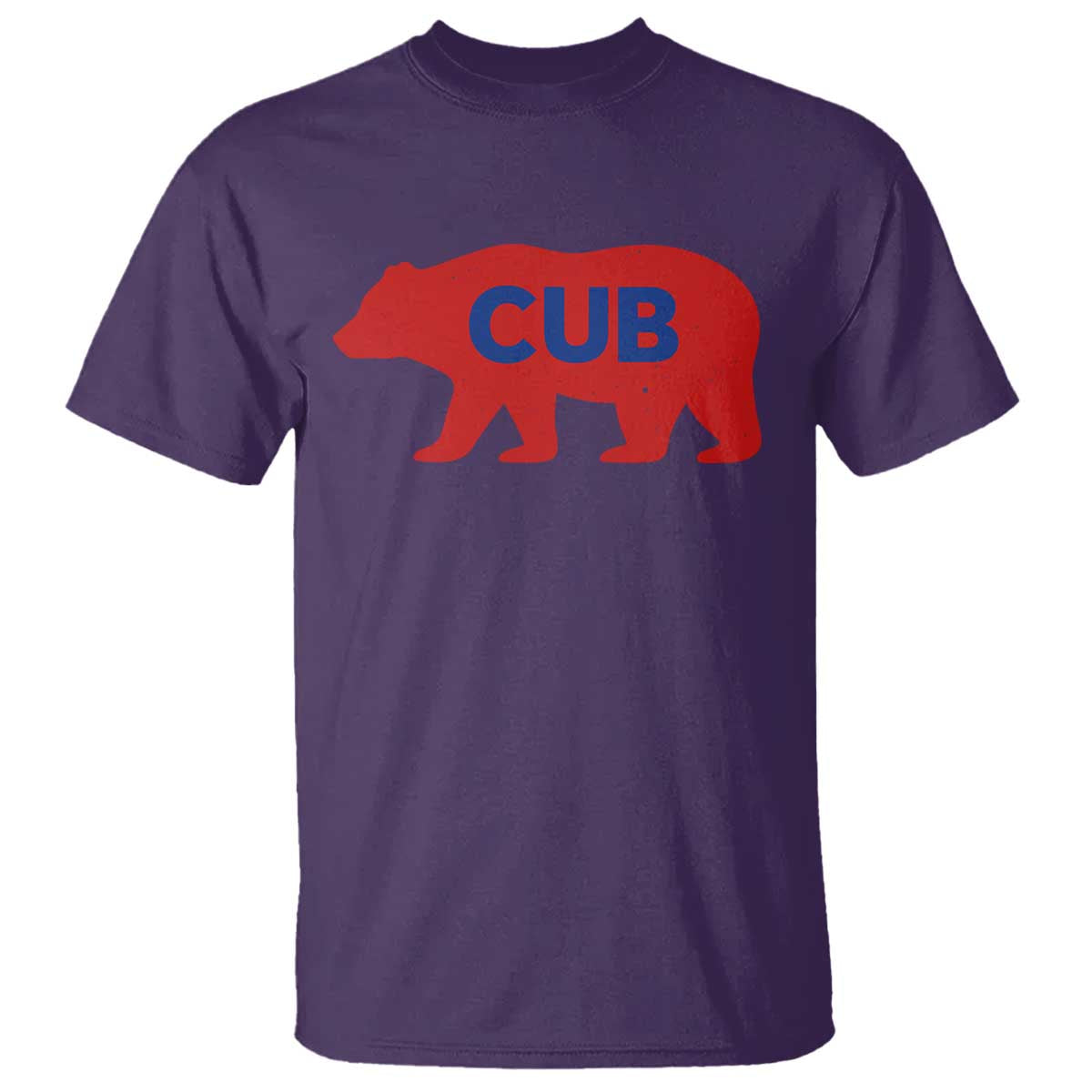 Vintage Cub T Shirt Retro Sports Bear Baseball Fans TS10 Purple Print Your Wear
