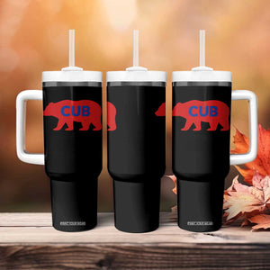 Vintage Cub Tumbler With Handle Retro Sports Bear Baseball Fans TS10 Print Your Wear
