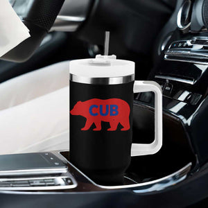Vintage Cub Tumbler With Handle Retro Sports Bear Baseball Fans TS10 Print Your Wear