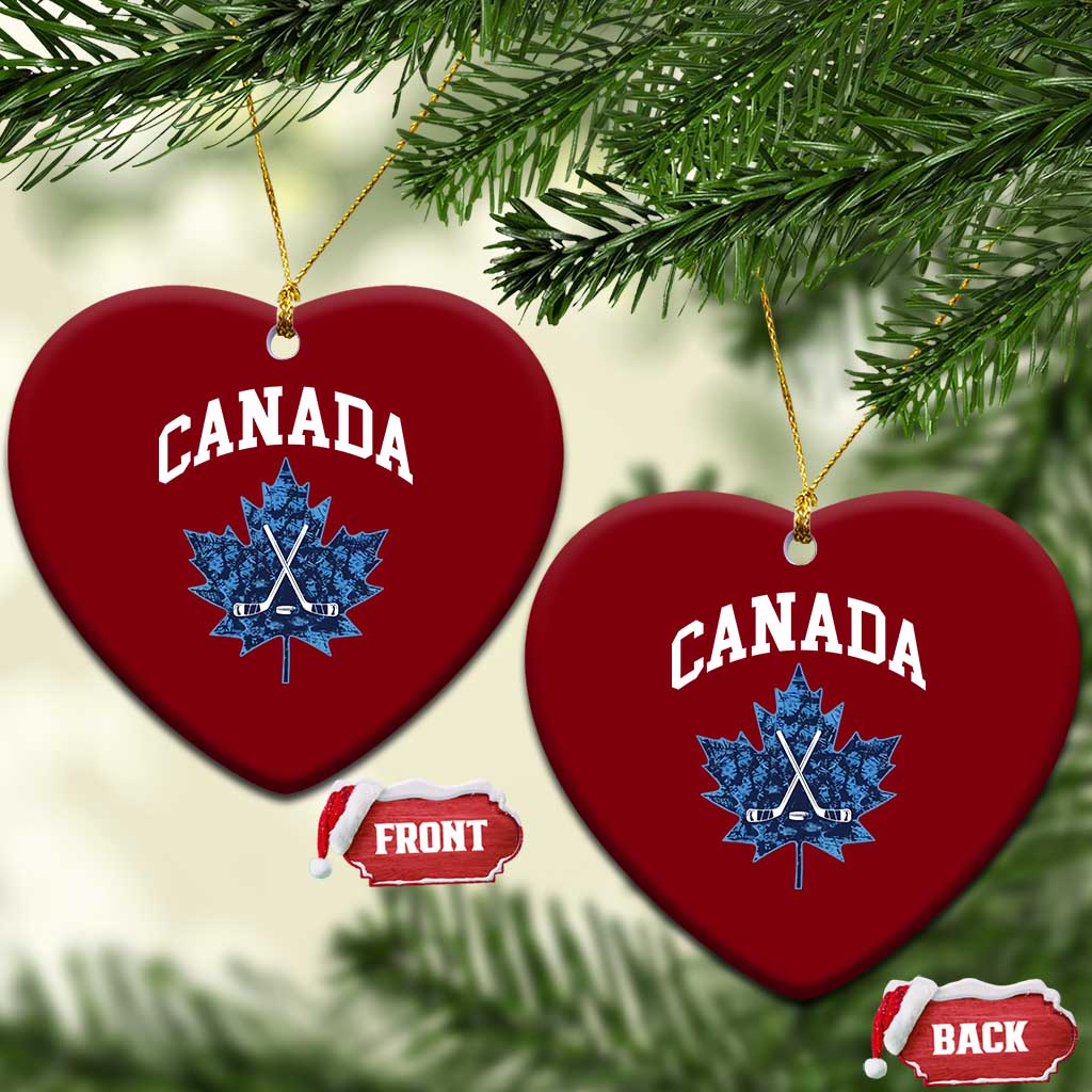 Vintage Canada Hockey Ceramic Ornament Maple Leafs TS10 Print Your Wear