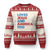 Loves Jesus and America Too Ugly Christmas Sweater 4th of July Patriotic TS10 Beige Red Print Your Wear