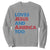Loves Jesus and America Too Sweatshirt 4th of July Patriotic TS10 Sport Gray Print Your Wear