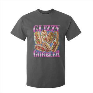 Glizzy Gobbler Hot Dog Meme T Shirt For Kid Meme Hilarious Hotdog Glizzy Lovers TS10 Dark Heather Print Your Wear