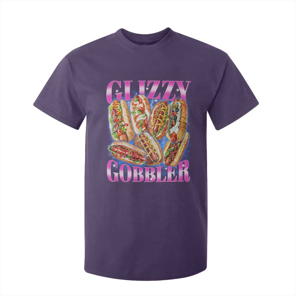 Glizzy Gobbler Hot Dog Meme T Shirt For Kid Meme Hilarious Hotdog Glizzy Lovers TS10 Purple Print Your Wear