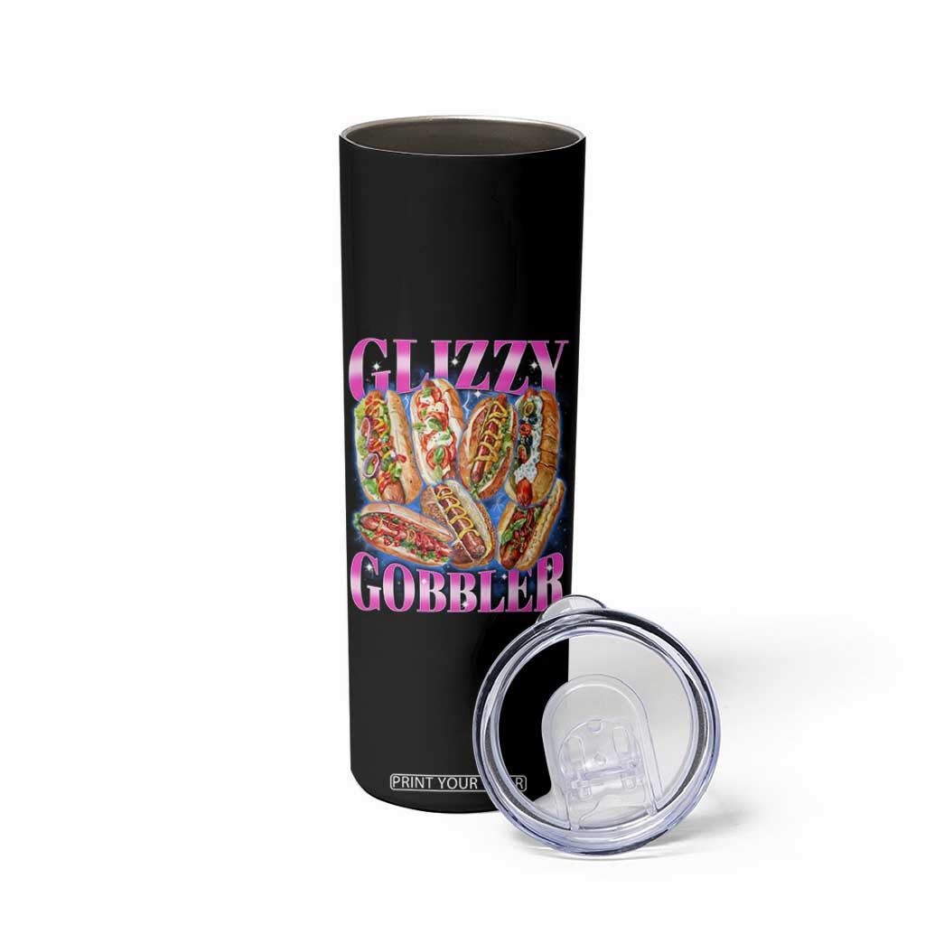Glizzy Gobbler Hot Dog Meme Skinny Tumbler Meme Hilarious Hotdog Glizzy Lovers TS10 Print Your Wear