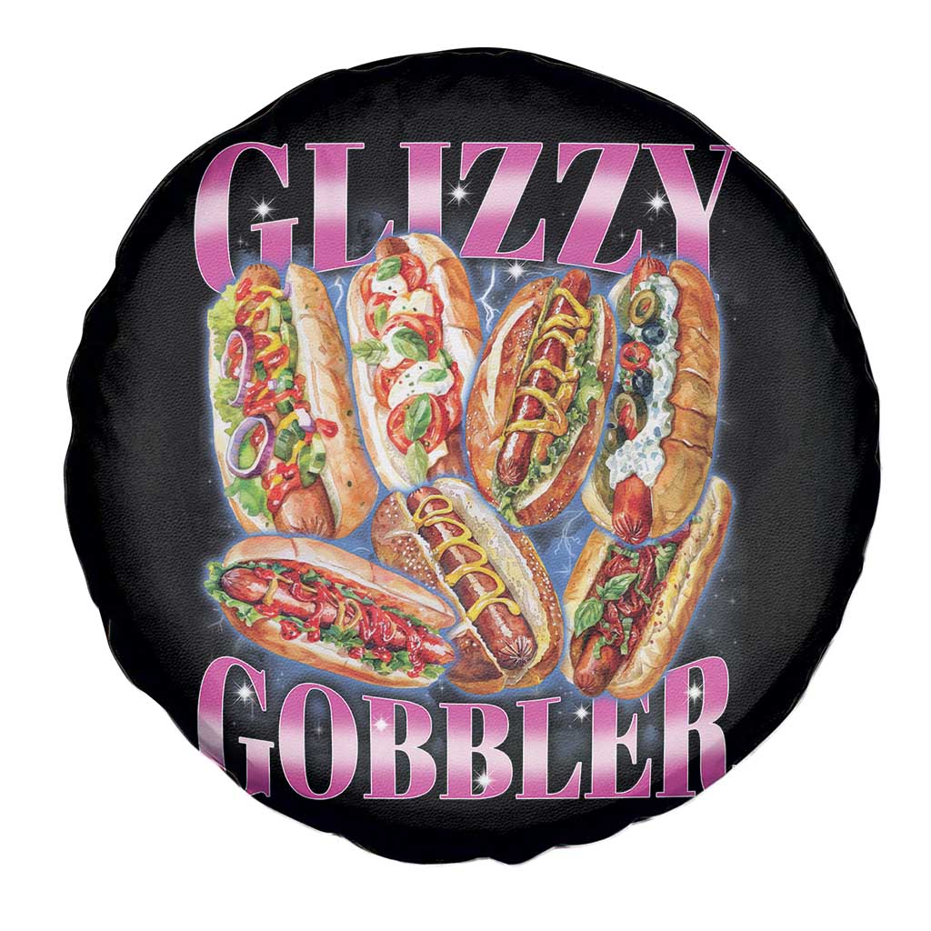 Glizzy Gobbler Hot Dog Meme Spare Tire Cover Meme Hilarious Hotdog Glizzy Lovers TS10 Print Your Wear