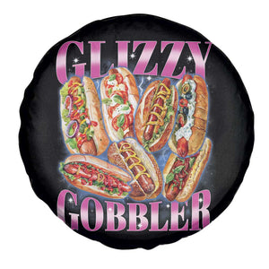 Glizzy Gobbler Hot Dog Meme Spare Tire Cover Meme Hilarious Hotdog Glizzy Lovers TS10 Print Your Wear