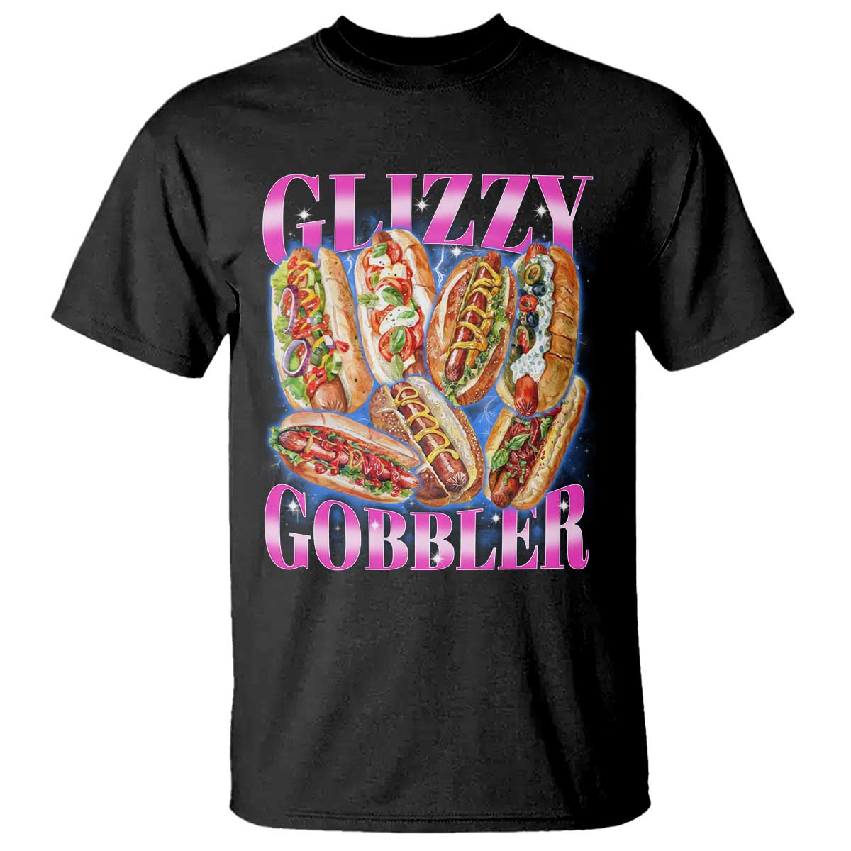 Glizzy Gobbler Hot Dog Meme T Shirt Meme Hilarious Hotdog Glizzy Lovers TS10 Black Print Your Wear