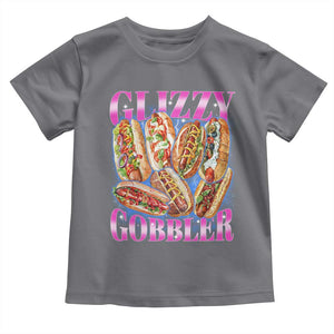 Glizzy Gobbler Hot Dog Meme Toddler T Shirt Meme Hilarious Hotdog Glizzy Lovers TS10 Charcoal Print Your Wear