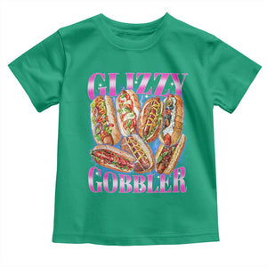 Glizzy Gobbler Hot Dog Meme Toddler T Shirt Meme Hilarious Hotdog Glizzy Lovers TS10 Irish Green Print Your Wear