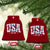 Floral USA Ceramic Ornament Est 1776 Patriotic American Girl 4th of July TS10 Print Your Wear