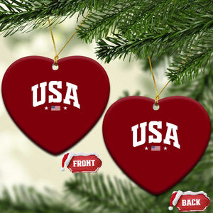 USA Ceramic Ornament American Flag Patriotic 4th of July TS10 Print Your Wear