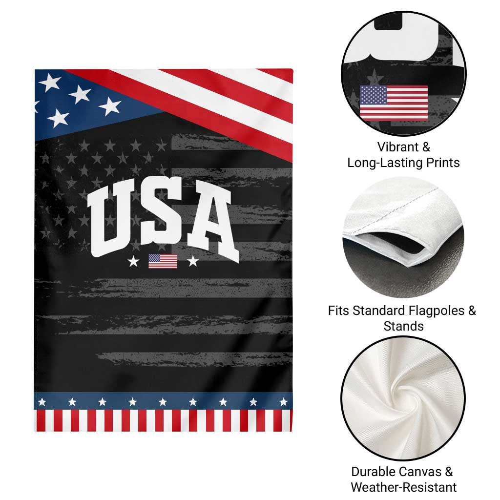 USA Garden Flag American Flag Patriotic 4th of July TS10 Print Your Wear