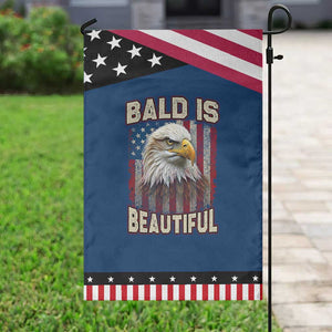 American Flag Bald Eagle Garden Flag Bald Is Beautiful Retro 4th of July Independence Day TS10 Classic Blue Black Print Your Wear