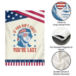 Funny 4th Of July Garden Flag George Washington Stay Strapped Or Get Clapped TS10 Print Your Wear