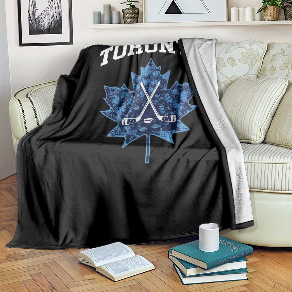 Vintage Canada Hockey Throw Blanket Maple Leafs TS10 Print Your Wear