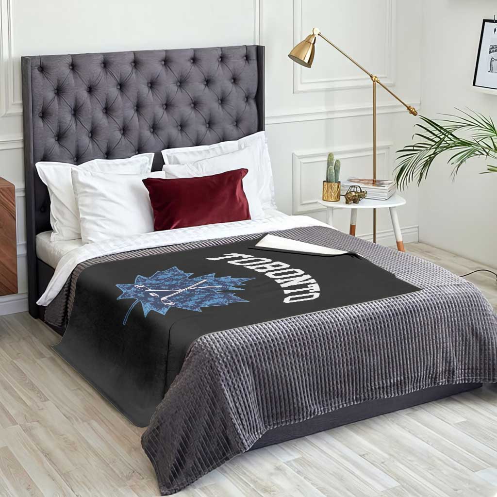 Vintage Canada Hockey Throw Blanket Maple Leafs TS10 Print Your Wear
