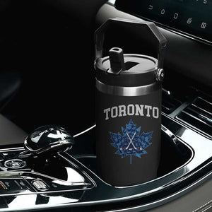 Vintage Canada Hockey Flip Straw Tumbler Maple Leafs TS10 Print Your Wear