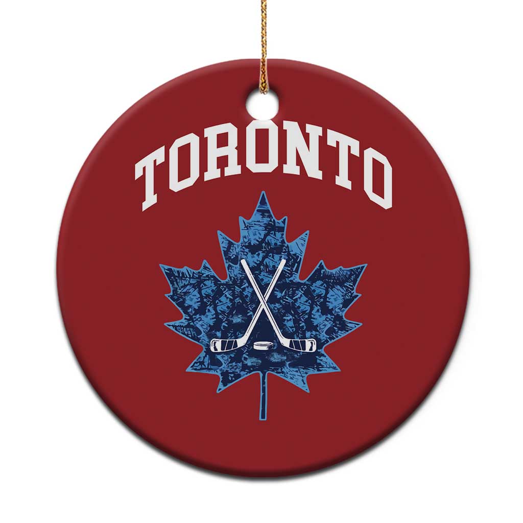 Vintage Canada Hockey Christmas Ornament Maple Leafs TS10 Print Your Wear