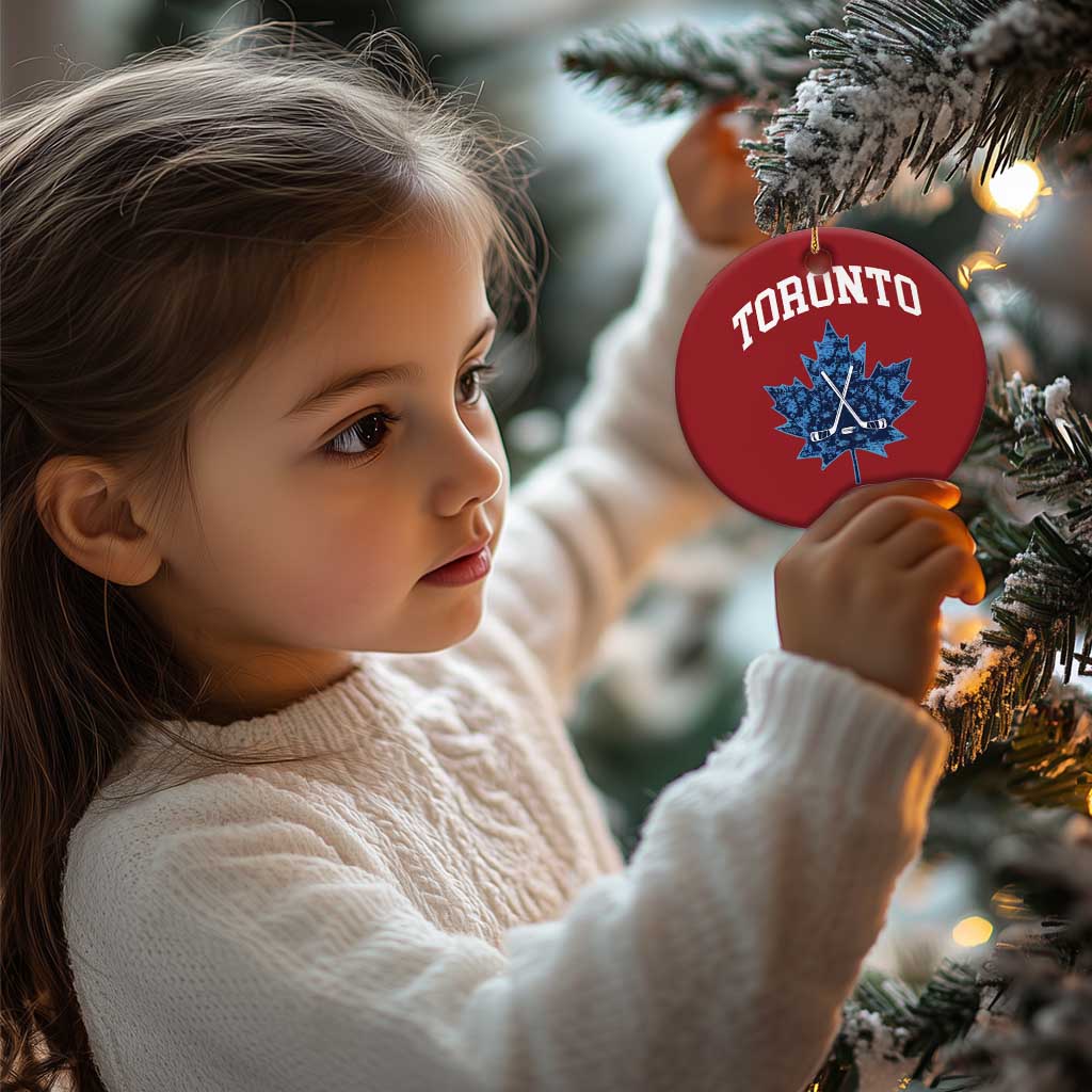 Vintage Canada Hockey Christmas Ornament Maple Leafs TS10 Print Your Wear