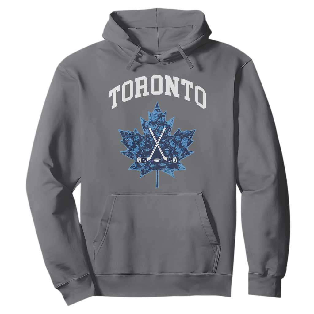 Vintage Canada Hockey Hoodie Maple Leafs TS10 Charcoal Print Your Wear