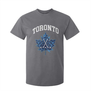 Vintage Canada Hockey T Shirt For Kid Maple Leafs TS10 Charcoal Print Your Wear