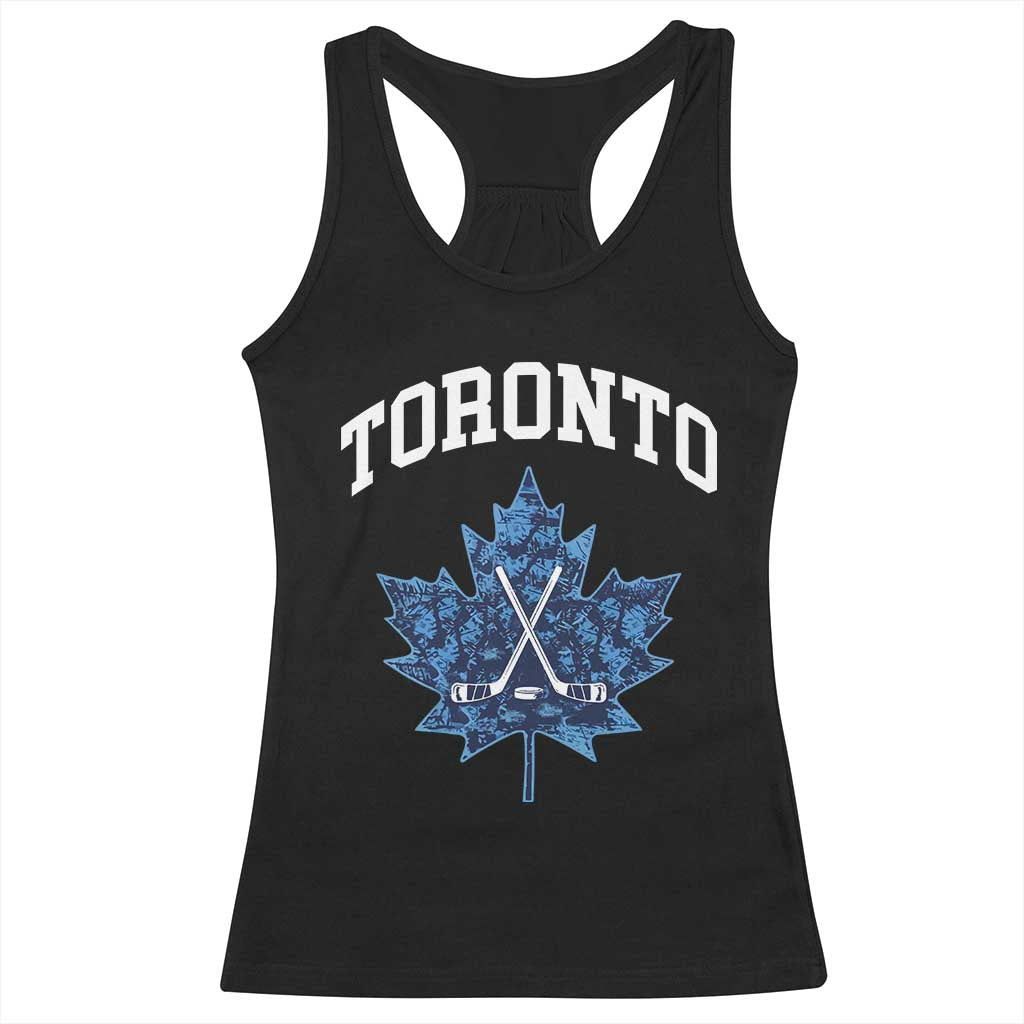 Vintage Canada Hockey Racerback Tank Top Maple Leafs TS10 Black Print Your Wear