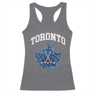 Vintage Canada Hockey Racerback Tank Top Maple Leafs TS10 Charcoal Print Your Wear