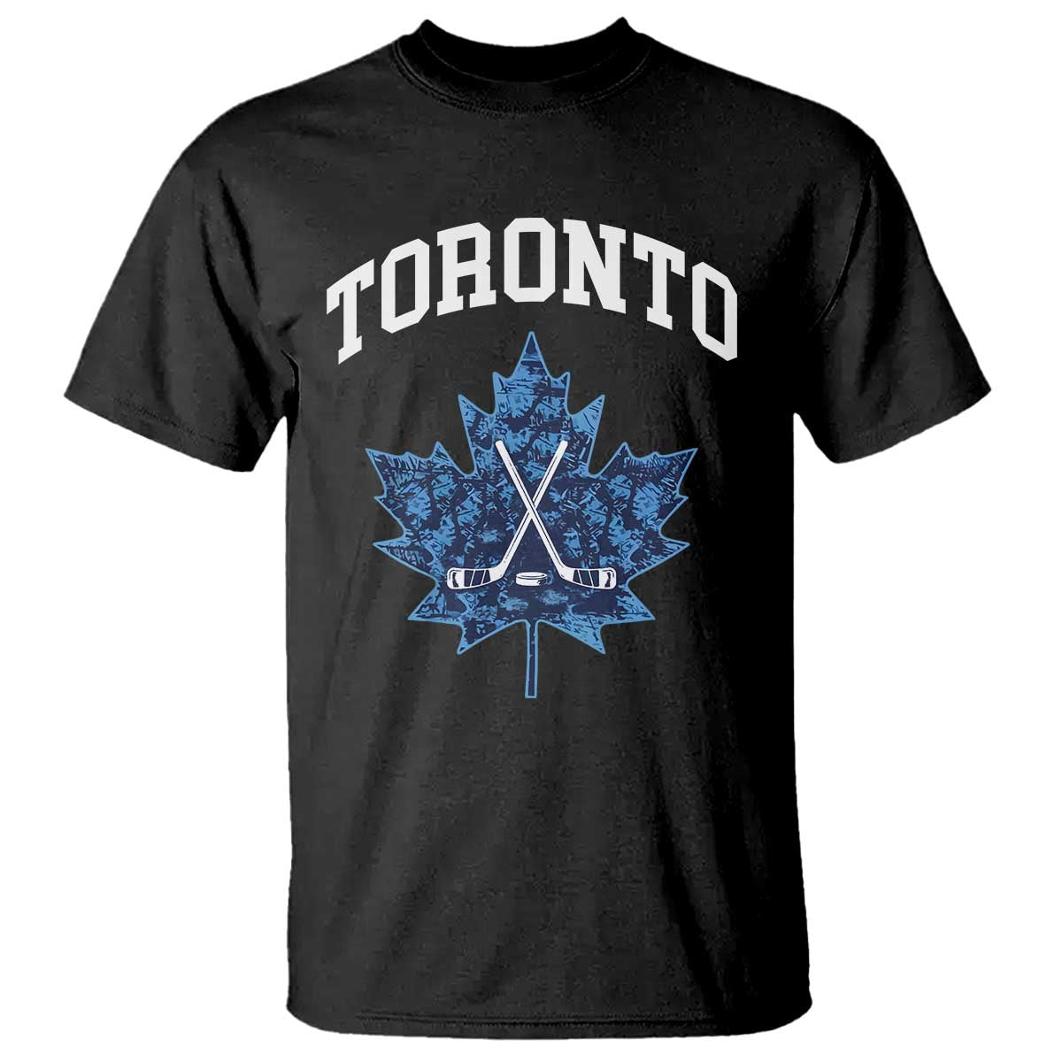 Vintage Canada Hockey T Shirt Maple Leafs TS10 Black Print Your Wear