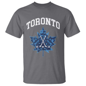 Vintage Canada Hockey T Shirt Maple Leafs TS10 Charcoal Print Your Wear