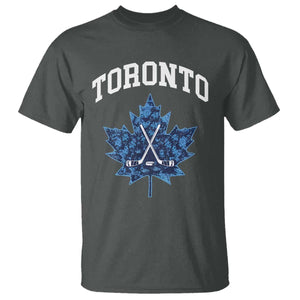 Vintage Canada Hockey T Shirt Maple Leafs TS10 Dark Heather Print Your Wear
